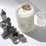 Just Breathe Smokey Quartz Crystal Candle For Relaxation And Grounding, thumbnail 4 of 6