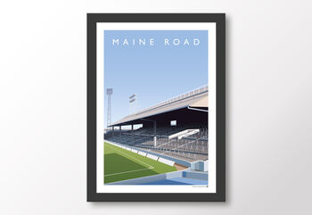 Manchester City Maine Road The Old Kippax Poster, 8 of 8