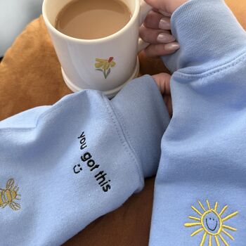 Bringing The Sunshine Embroidered Sweatshirt, 2 of 8