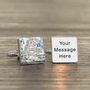 Personalised Favourite Place Football Cufflinks For Him, thumbnail 5 of 9