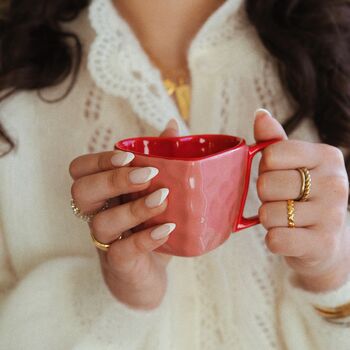 Ceramic Love Heart Shaped Mug, 8 of 8