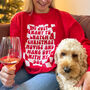 I Want To Hang Out With My Dog Christmas Jumper, thumbnail 4 of 4