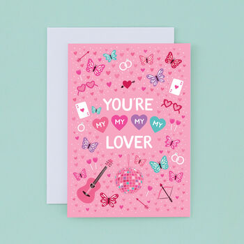 Taylor Swift You're My Lover Valentine's Day Card, 3 of 5
