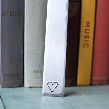 Iron Metal Bookmark For 6th Wedding Anniversary, 8 of 12