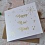 Gold Foiled Happy New Year Card, thumbnail 4 of 4