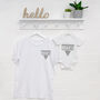 'Legend' Father And Son T Shirt And Babygrow Set, thumbnail 1 of 5