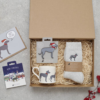 Lurcher Christmas Tree Decoration – Personalised Dog Lover Gift, 4 of 12