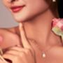 Sterling Silver Simple White Lilly Of The Valley Jewelry Set, thumbnail 10 of 10