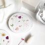 'Pressed Flowers' Floral Ceramic Coaster Set, thumbnail 7 of 9