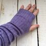 Cashmere Silk Wrist Warmers, thumbnail 3 of 7
