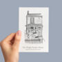 'Black And White Hand Drawn House Portrait', thumbnail 1 of 7