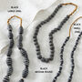 Fair Trade Recycled Monochrome Glass Bead Jewellery, thumbnail 6 of 12