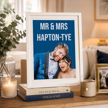 Personalised Paper Anniversary Photo Print, 2 of 12