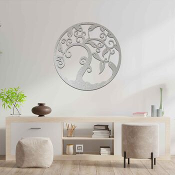 Round Metal Tree Of Life Wall Decor Gift For Her, 10 of 12