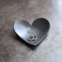 Decorative Iron Heart Dish, Hand Forged With Smooth Finish, thumbnail 7 of 10