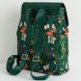 Catherine Rowe Into The Woods Green Backpack, thumbnail 4 of 5