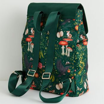 Catherine Rowe Into The Woods Green Backpack, 4 of 5