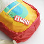 Two Colour Bold Personalised Name Keyring Bag Tag, thumbnail 1 of 7