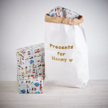 Personalised Christmas Paper Sack, 6 of 10