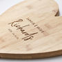 Personalised Heart Chopping Board, thumbnail 8 of 10
