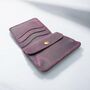 Personalised Embossed Full Grain Handcrafted Leather Wallet, thumbnail 9 of 10