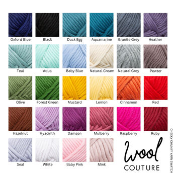 Union Jack Blanket Traditional Intermediate Knitting Kit, 9 of 12