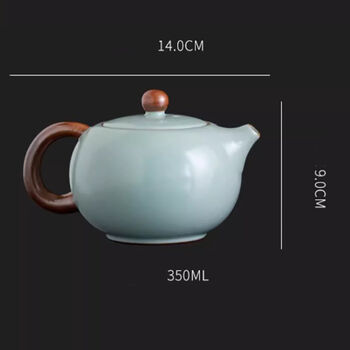 Crackle Glaze Teapot – Ru Series, 5 of 5