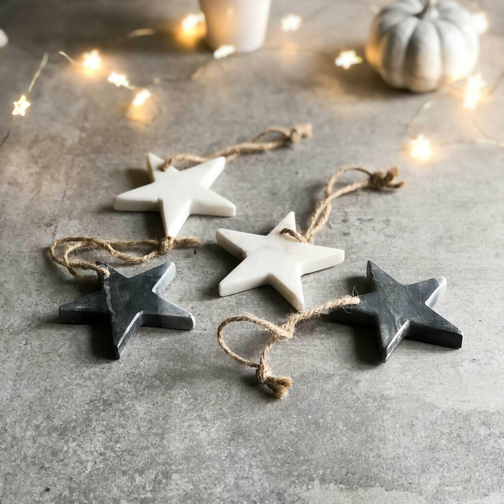 Marble Hanging Stars, 1 of 2