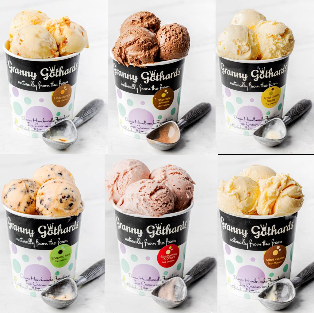 Granny's Favourites Ice Creams Six X 500ml Pots By Granny Gothards ...