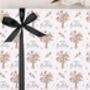 Three Sheets Of April Birth Month Birthday Wrapping Paper, thumbnail 2 of 2