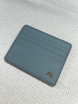 Personalised Vegan Leather Card Wallet, 3 of 5