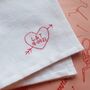 Hand Embroidered Wedding Hanky For Bride, thumbnail 5 of 11