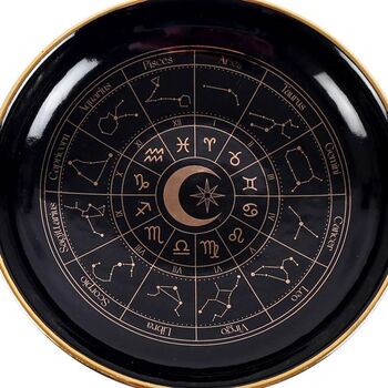 Black Astrology Wheel Trinket Dish, 3 of 3