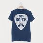 Dads Rock Men's Music Slogan T Shirt, thumbnail 1 of 2