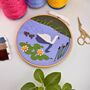 Swan And Cygnet Embroidery Kit, thumbnail 5 of 7