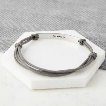Personalised Sterling Silver Coordinate Bracelet, 3 of 5