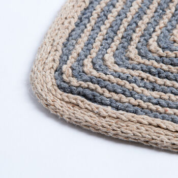 Geometric Blanket Knitting Kit, 4 of 8