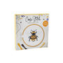 The Beekeeper Bee Design Cross Stitch Kit, thumbnail 2 of 4