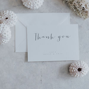 Personalised Thank You Cards | notonthehighstreet.com