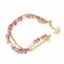 Pink Rhodonite Beaded Bracelet, thumbnail 1 of 2