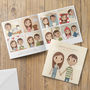 Love Story Wedding Invitation Booklet, thumbnail 1 of 6