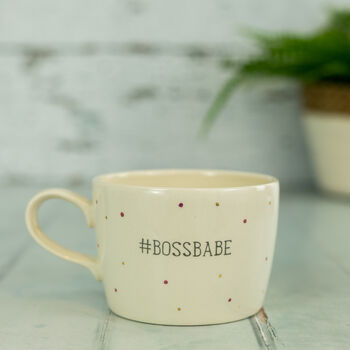 #Bossbabe Handmade Metallic Cup, 2 of 3