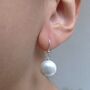 Simple Pearl Earrings, thumbnail 1 of 5