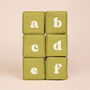 Sensory Baby Alphabet Blocks With Personalised Option, thumbnail 3 of 12