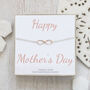 Silver Rose Gold Infinity Belcher Bracelet, Mothers Day, thumbnail 1 of 3
