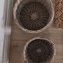 Set Of Two Round Wicker Baskets, thumbnail 4 of 5