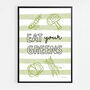 Eat Your Greens Print, thumbnail 5 of 6