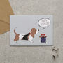 Basset Hound Father's Day Card – Dog Dad Card From The Dog, thumbnail 1 of 12