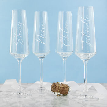Personalised Elegance Champagne Flute, 7 of 8