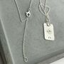 Sterling Silver Moonstone Ladies Necklace Evil Eye Moon, thumbnail 12 of 12